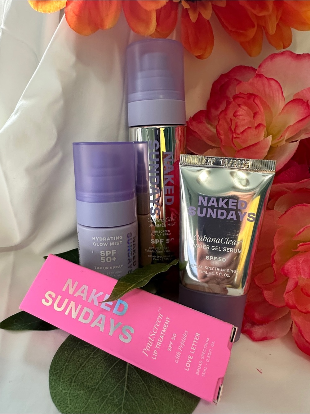 Naked Sundays Hydrating Glow Mist & HabanaClear Water Gel Serum - Lavender
